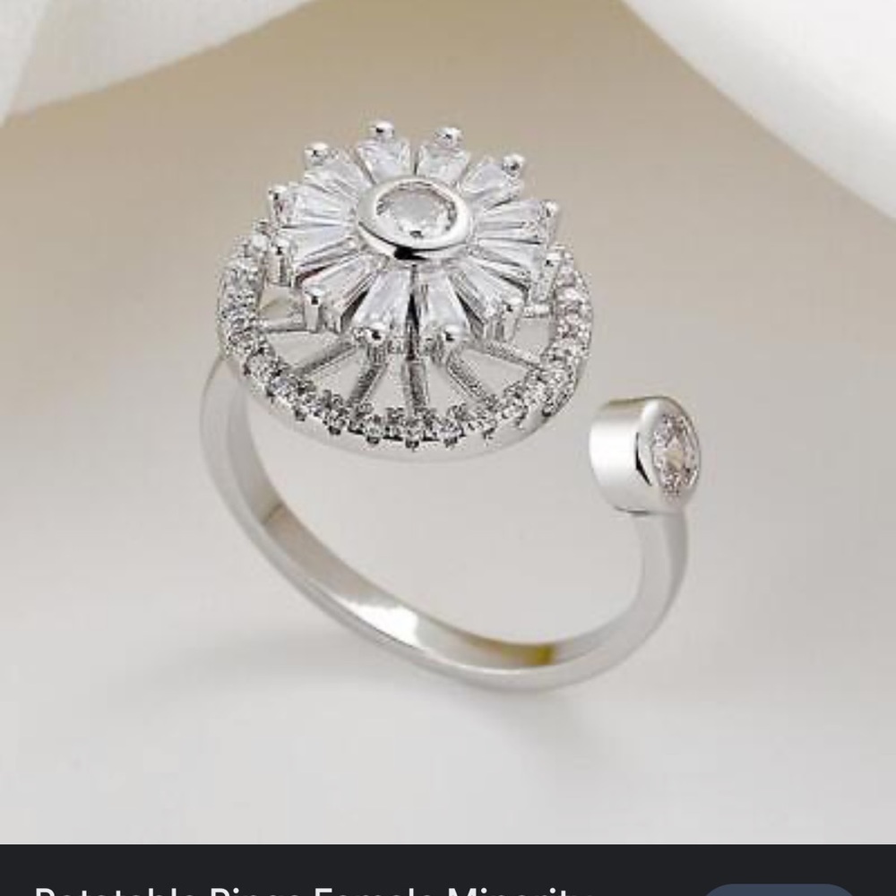 New💕Rotatable CZ Ring